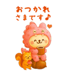 ハロウィン＆メリクリ☆着ぐるみちゃん秋冬（個別スタンプ：2）