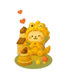 ハロウィン＆メリクリ☆着ぐるみちゃん秋冬（個別スタンプ：20）