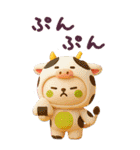 ハロウィン＆メリクリ☆着ぐるみちゃん秋冬（個別スタンプ：31）