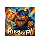 SMASH！！絶叫ドワーフくん（個別スタンプ：4）