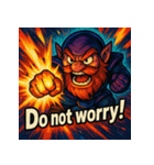 SMASH！！絶叫ドワーフくん（個別スタンプ：5）