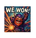 SMASH！！絶叫ドワーフくん（個別スタンプ：6）