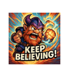 SMASH！！絶叫ドワーフくん（個別スタンプ：8）