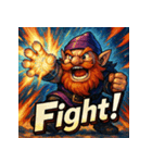 SMASH！！絶叫ドワーフくん（個別スタンプ：9）