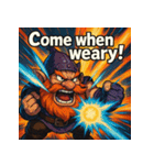 SMASH！！絶叫ドワーフくん（個別スタンプ：12）