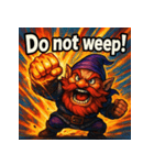 SMASH！！絶叫ドワーフくん（個別スタンプ：20）