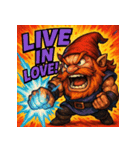 SMASH！！絶叫ドワーフくん（個別スタンプ：30）