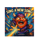 SMASH！！絶叫ドワーフくん（個別スタンプ：40）