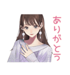 ガーリー女子の優しいお祝い♡（個別スタンプ：3）