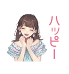 ガーリー女子の優しいお祝い♡（個別スタンプ：30）