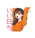 ガーリー女子の優しいお祝い♡（個別スタンプ：36）