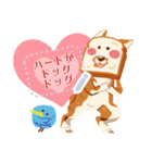 ふんわりブレドッグ メッセージスタンプ（個別スタンプ：10）