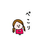 かわいい女子＊敬語。（個別スタンプ：8）
