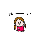 かわいい女子＊敬語。（個別スタンプ：9）