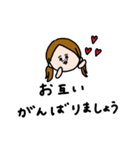 かわいい女子＊敬語。（個別スタンプ：35）
