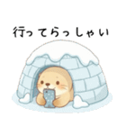 [秋冬]ずっと使えるカワウソ[やさしい日常]（個別スタンプ：26）