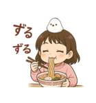 女の子と小鳥 冬の出来事（個別スタンプ：11）