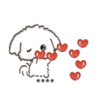 名前が入る★愛犬♡マルチーズ【判子】（個別スタンプ：11）