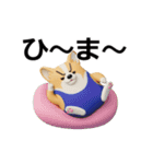動く 3D猛コーギー（個別スタンプ：15）