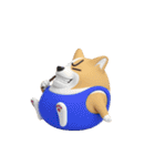 動く 3D猛コーギー（個別スタンプ：21）