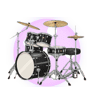 ♡音楽好きの女の子②（個別スタンプ：3）