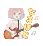 ♡音楽好きの女の子②（個別スタンプ：13）