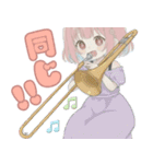 ♡音楽好きの女の子②（個別スタンプ：39）