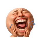 顔文字くん 12 (写実バージョン)（個別スタンプ：2）