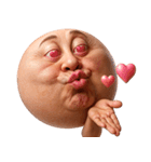 顔文字くん 12 (写実バージョン)（個別スタンプ：4）
