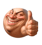 顔文字くん 12 (写実バージョン)（個別スタンプ：6）