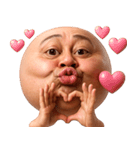 顔文字くん 12 (写実バージョン)（個別スタンプ：9）