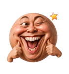 顔文字くん 12 (写実バージョン)（個別スタンプ：17）