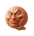 顔文字くん 12 (写実バージョン)（個別スタンプ：18）