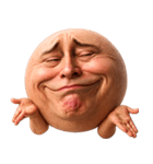 顔文字くん 12 (写実バージョン)（個別スタンプ：21）