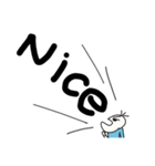 でか文字豆蔵（個別スタンプ：8）