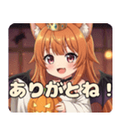 ハロウィンみなみちゃん(秋)（個別スタンプ：3）