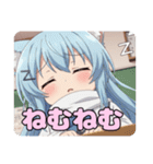 学校での白スカーフみなみありさセット（個別スタンプ：10）