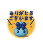 ほっぺちゃんスタンプ3D風（個別スタンプ：1）