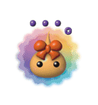 ほっぺちゃんスタンプ3D風（個別スタンプ：4）