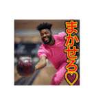 ※【ボーリング】が大好きなゲイの黒人♡（個別スタンプ：36）