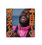 ※【釣り】が好きなゲイの黒人（個別スタンプ：40）