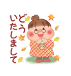 ぷくぷくさん「秋・冬」（個別スタンプ：12）