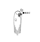 囁いてくる背後霊のスタンプ（個別スタンプ：10）