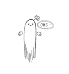 囁いてくる背後霊のスタンプ（個別スタンプ：12）