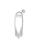 囁いてくる背後霊のスタンプ（個別スタンプ：21）