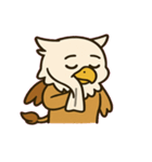 やさしいグリフォンの日常@SFW（個別スタンプ：3）