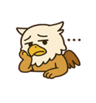 やさしいグリフォンの日常@SFW（個別スタンプ：8）