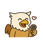 やさしいグリフォンの日常@SFW（個別スタンプ：9）