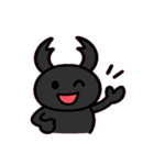 まじめなクワガタの日常@SFW（個別スタンプ：1）