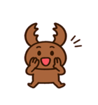 まじめなクワガタの日常@SFW（個別スタンプ：7）